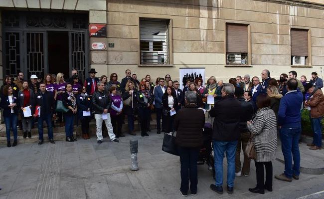 Concentración de UGT contra la violencia de género