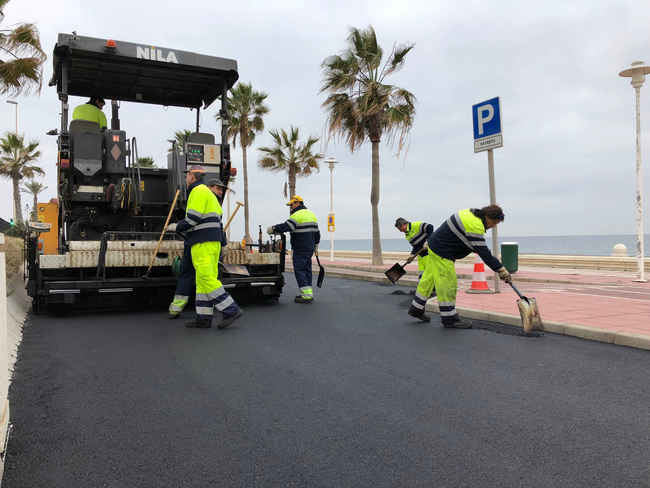 La rambla Obispo Orberá permanecerá el lunes cortada al tráfico por obras de asfaltado