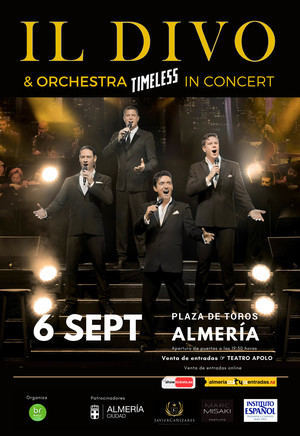 Il Divo presenta ‘Timeless’ en la Plaza de Toros de Almería