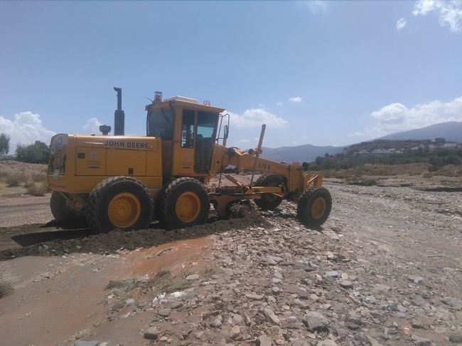 Diputación devuelve la normalidad a los caminos de la Comarca de Nacimiento tras las fuertes tormentas