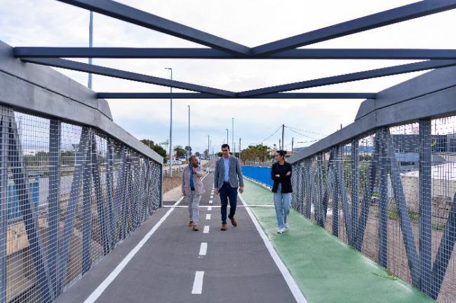 San Isidro y Campohermoso conectados por vía ciclopeatonal