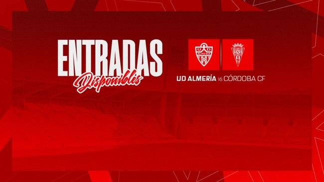 Entradas válidas para el Almería-Córdoba este martes