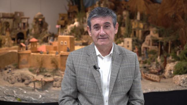 Manuel Cortés felicita la Navidad a los abderitanos en un vídeo en RRSS