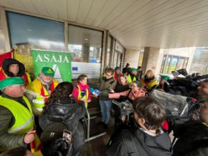 ASAJA se une a la protesta de agricultores europeos en Bruselas