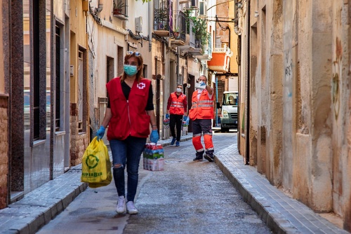 Cruz Roja distribuye en la provincia de Almería 538.533 kilos de alimentos