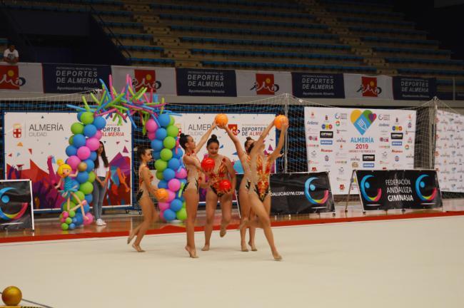 Costarítmica comienza sus clases para preparar a las gimnastas de Almería