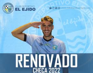 El CD El Ejido renueva al defensa Checa