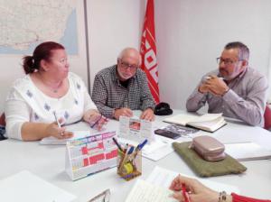 IU-Equo se reúne con CCOO para compartir propuestas electorales