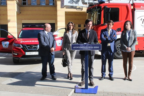 Tres nuevos vehículos para el Parque de Bomberos del Poniente