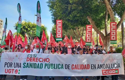 ¿Tienen razón UGT, CCOO, PSOE y Vox sobre la sanidad pública andaluza?