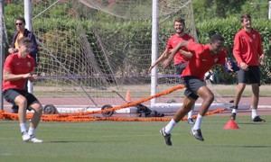 UD Almería mantiene a jugadores con secuelas físicas para la cita de Córdoba