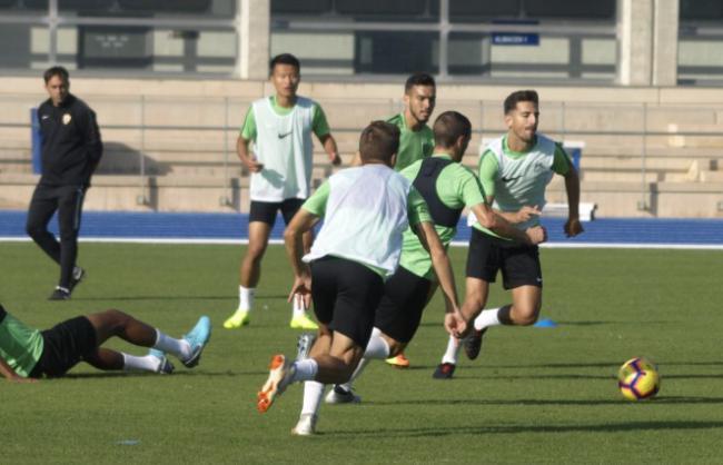 El Almería comienza la preparación específica para el partido de Granada