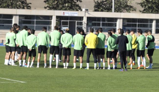 El Almería hará una activación física este jueves antes de afrontar el reto de la Copa