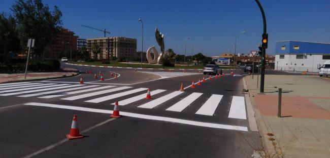 Mejora de la señalización viaria horizontal de las rotondas