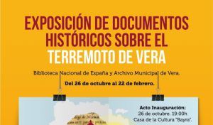 Exposición de Documentos Históricos sobre el terremoto de Vera