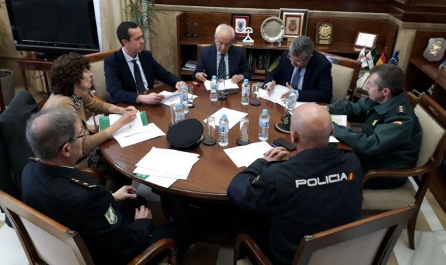 Reunión preparatoria del dispositivo de seguridad de las elecciones autonómicas 2018