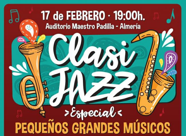 ‘Pequeños grandes músicos’, concierto especial de Clasijazz en el Maestro Padilla