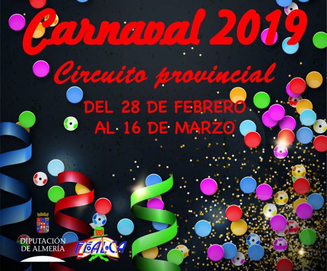 Diputación acerca la tradición carnavalesca a 24 municipios de la geografía almeriense