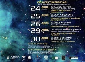 Almería será capital del conocimiento del cosmos con las VIII Jornadas Astronómicas