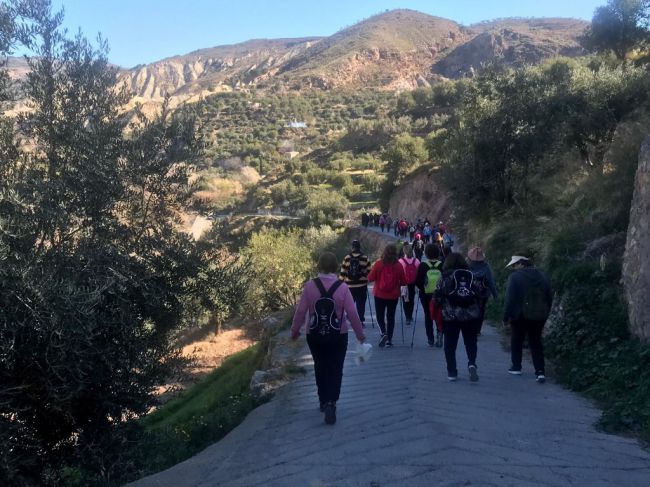 El PMD dedica un espacio de senderismo a los mayores para visitar la localidad de Abla