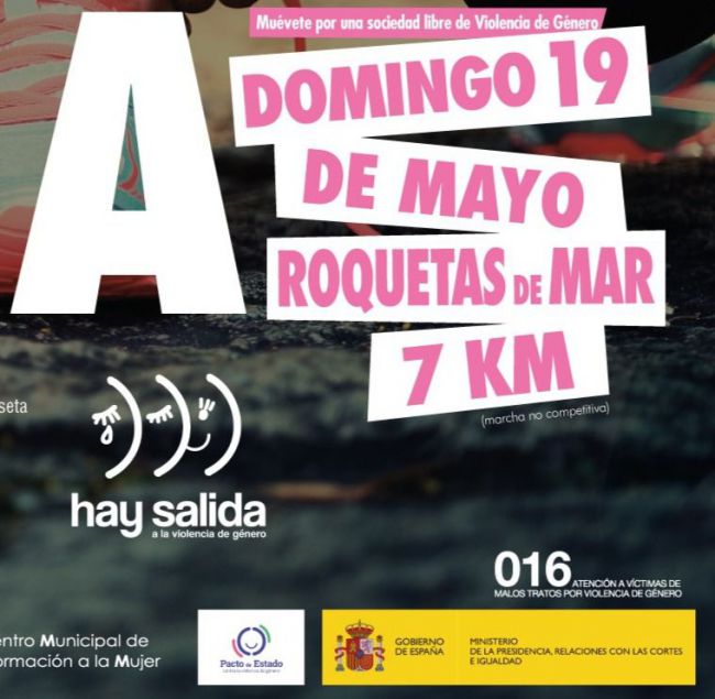 El CMIM organiza la III Marcha de la Mujer en Roquetas