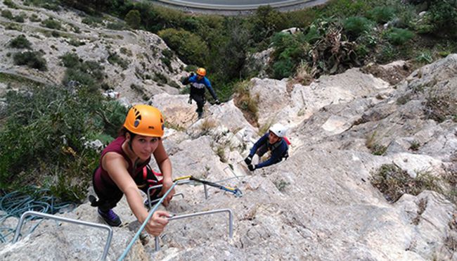 El PMD ofrece a los usuarios soltar adrenalina en Barranco Carcauz