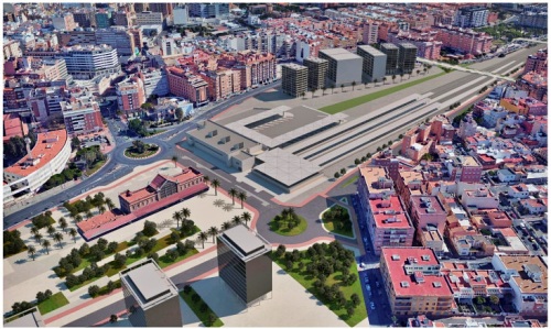 Acuerdo unánime sobre el modelo de integración del ferrocarril en la ciudad desde El Puche hasta la Estación