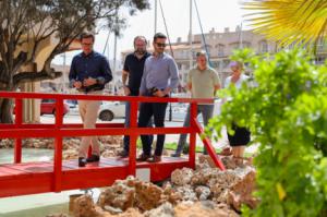 El Ayuntamiento rehabilita el Jardín Japonés de Almerimar