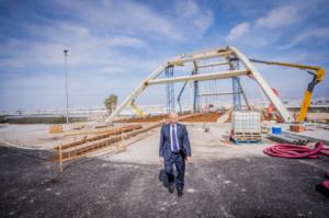 El puente de la Rambla El Cañuelo estará abierto en dos meses