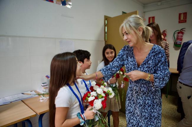 Del Pozo elogia el trabajo del Colegio Francisco de Goya en su 50 aniversario