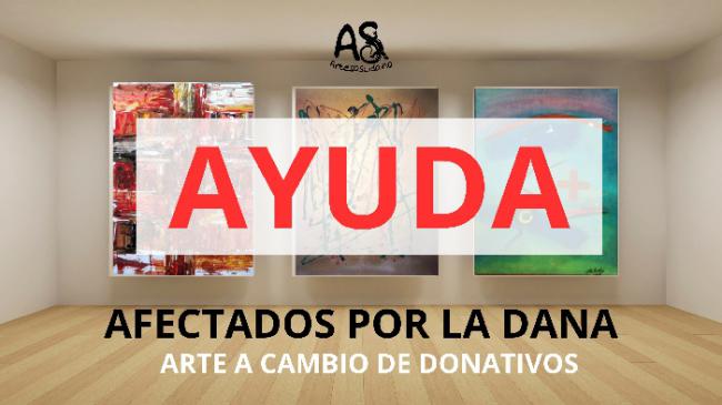 Regalan obras de arte por donaciones para las víctimas de la DANA en Valencia