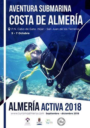 La Aventura Submarina llevará a cinco escenarios de ‘Costa de Almería’ sus actividades