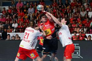 29-31: Ajustadísima victoria danesa en balonmano en Almería