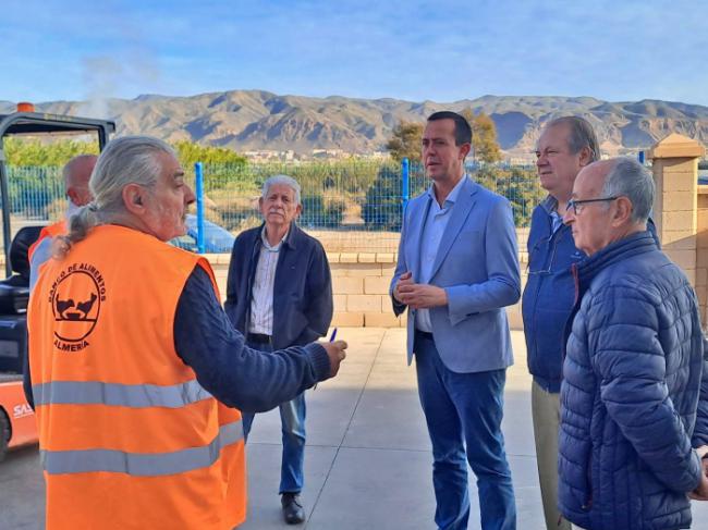 Martín visita las instalaciones del Banco de Alimentos