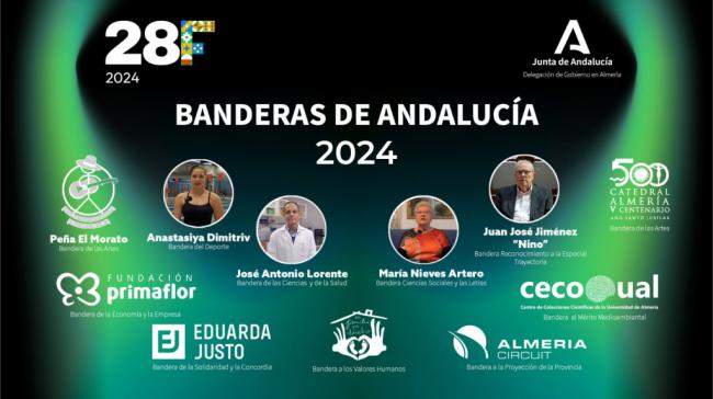 Estas son las 11 personas e instituciones distinguidas el 28F por la Junta de Andalucía en Almería