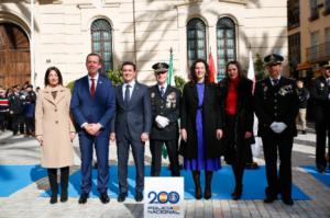 Almería conmemora el Bicentenario de la Policía Nacional en la Plaza de la Catedral