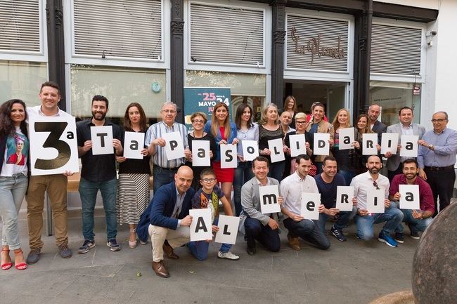 Un brindis por la gastronomía de Almería da inicio a la 3º Ruta de la Tapa Solidaria