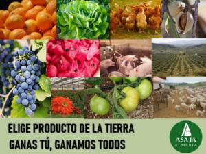 Asaja lanza una campaña para el consumo de productos almerienses