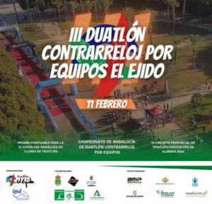 Abiertas las inscripciones para federados ‘A’ del III Duatlón Contrarreloj de El Ejido