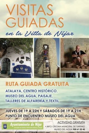 Las Rutas Guiadas gratuitas por Níjar comienzan esta semana