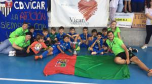 El CD Vícar Busca El Pase en el Campeonato De España Benjamín De Fútbol Sala