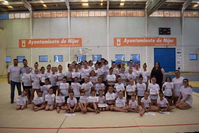 Clausura del primer Campus de Gimnasia Rítmica de Níjar con 70 participantes