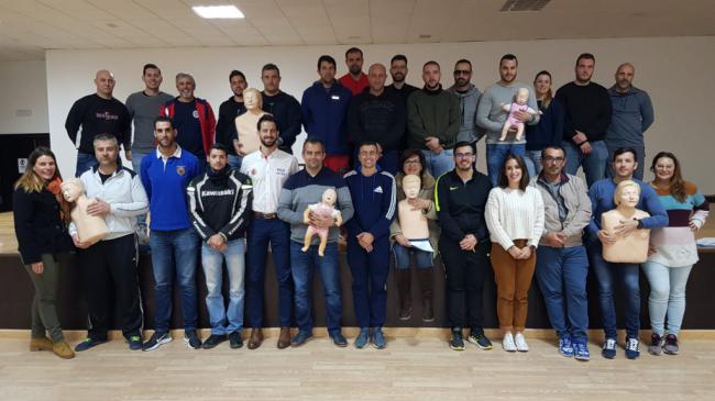 Protección Civil de Níjar participa en un curso de reciclaje en emergencias