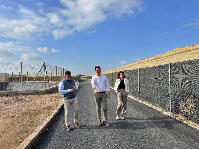 Finalizan obras de pavimentación en caminos rurales de Níjar