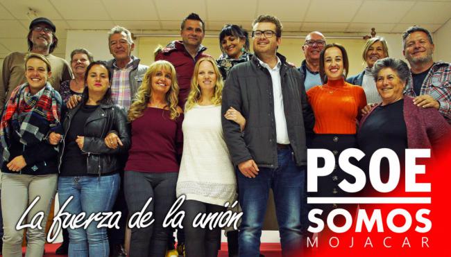 El PSOE se presenta en coalición en Mojácar