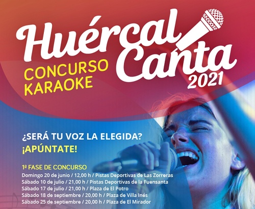 ‘Huércal Canta’ tendrá una edición para niños de hasta 18 años