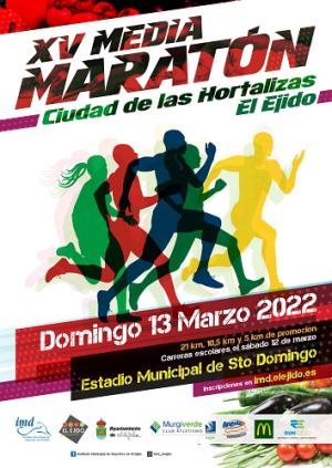 Abierto el plazo de inscripción para participar en la XV Media Maratón ‘Ciudad de las Hortalizas’