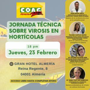 COAG Almería celebra una Jornada sobre virosis