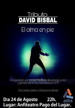 El Pago del Lugar acoge ‘El Alma en Pie’, un tributo a David Bisbal