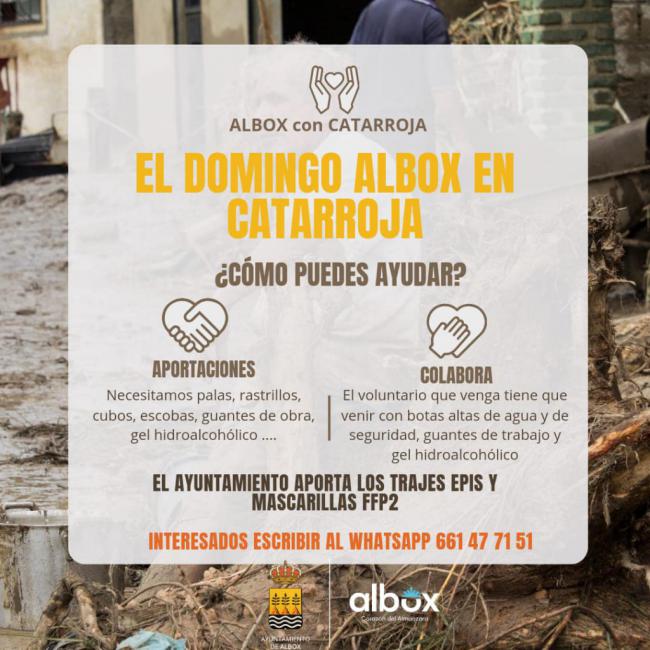 Albox organiza un convoy para ayudar a Catarroja tras la DANA